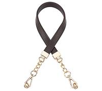 SUPERFINDINGS 1Pcs 62.5cm Handbag Chain Handles Coconut Brown Replacement Strap Leather Straps Chain Replacement Strap for Women Purse Bag Handbags DIY Crafts