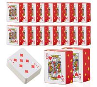 SUPERFINDINGS 20 Decks Mini Playing Cards 4x3cm Mini Poker Deck for Party Favours and Games Miniature Poker Game for Adults Christmas New Year Traveling