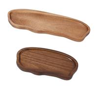SUPERFINDINGS 2Pcs 2 Sizes Cloud Wood Serving Trays Cloud Jewelry Tray Trinket Dish Cosmetics Organizer Cute Decorative Fillable Serving Board for Candle Perfume Soap Dispenser Jewelry Keys