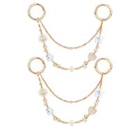 SUPERFINDINGS 2PCS Beaded Phone Charm Straps Detachable Cell Phone Lanyard Wristlet Cell Phones Bracelet Lanyard Charms for Phones Bag Keychain Earbuds Pendants Decor, 13cm/5.1"