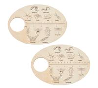 SUPERFINDINGS 2PCS Insect Wooden Custom Insects Exploration Board Educational Learning Gift Learning Insect Plywood Insects ID Search Board for Boys Girls 3-5 Early Education School
