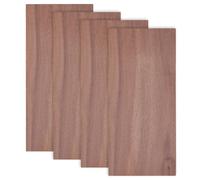 SUPERFINDINGS 4Pcs Guitar Head Veneer 208x93mm/8.2x3.7inch Grey Guitar Headplate Replacement Part Walnut Wood Rectangle Ukulele Headstock Veneers Handmade Material DIY Part for Luthiers