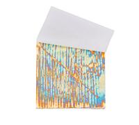 SUPERFINDINGS 50 Sheets Metal Leaf Papers with Patterns Variegated Foil Leaf Blue Imitation Foil Gold Leaf Sheets for DIY Nail Paintings Handcrafts Picture Frames Sculpture