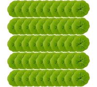 SUPERFINDINGS 50Pcs Artificial Lotus Leaf Floating Lily Pad Lotus Leaf Artificial Pond Plants Ornaments for Pool Aquarium Water Decoration Home Decoration 55x59x0.5~9mm
