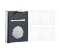 SUPERFINDINGS 5PCS A5 Glitter PVC Book Covers Clear Cover for A5 Size Plastic Books Sleeve Sheet Protectors for Planners Notebooks Card Albums Books Diary