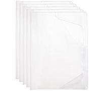 SUPERFINDINGS 5Pcs Planner Cover Protector PVC Clear Notebook Cover A5 Waterproof Sleeve 23.8x17.5cm Protect Against Wear Tear Book Covers Protector Transparent Protecting Sleeves for Journal Planner