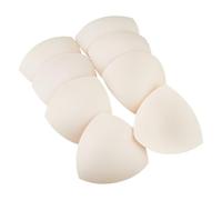 SUPERFINDINGS 6 Pairs Bra Insert Pads 5.1x5.5x1.18inch Breathable Bra Cup Pad Triangle Bra Push Up Pad Soft Breast Sponge Washable Sewn In Pads for Yoga Sports Bra Lingerie Bikinis Swimsuit