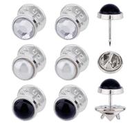 SUPERFINDINGS 72Pcs 3 Styles No Sew Buttons Cover Up Buttons Cover Up Brooch Lapel Pins Alloy Button Reusable and Removable Button for Women Clothing Dress DIY Bag