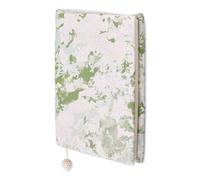 SUPERFINDINGS A5 Bible Book Covers Cloth Polyester Book Protector Stretchable Adjustable Fabric Sleeve for Paperback Notebook Bible Journal Lightweight Spill Proof Cover Yellow Green
