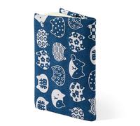 SUPERFINDINGS A5 Book Covers Cotton Linen Lucky Cat Washable Book Covers Fabric Books Sleeve Soft Cloth Books Protector Sleeve Paperback Protector for Hardcover Novels Reader