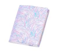 SUPERFINDINGS A6 Book Cover Polyester Colorful Artistic Line Pattern Books Sleeve Fabric Books Sleeve Protector A6 Notebook Planner Journal Cover for Hardcover Novel Textbook Record Protective