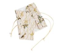 SUPERFINDINGS Book Cover Sleeve A6 Paperback Book Sleeve with Cream Color Crane Book Protector Washable Book Cover Fabric Novel Book Sleeve for Notebook Planner11.5x15.2cm