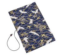 SUPERFINDINGS Fabric Novel Cover Black Crane Cloth Book Covers Slipcase Pouch Hardcover Sleeve Decorative, Fabric Cover