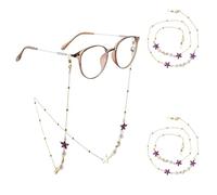 SUPERFINDINGS Glasses Chain 720mm Eyeglass Chain Flower Eye Glasses Holders Golden Eyeglasses Strap Sunglass Chains for Women Eye Glasses Holder Around Neck