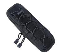 SUPERFINDINGS Heavy Duty Molle Pouch Tactical Oxford Large Folding Knife Case 25.2x8.5x3cm Molle Tool Pouch Tactical Flashlight Holder Belt Accessory Pouch Outdoor Gear Organizer, Black