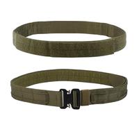 SUPERFINDINGS Tactical Battle Duty Belt Quick Release 1.75" Molle Rigger War Combat Belt Adjustable 1.3~1.35m Law Enforcement Battle Belts Dark Green Nylon Waistbands with Alloy Buckles for Outdoor