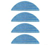 Superfine Fiber Mop Cloth Replacement Pads Compatible With M200/M201/M520M/M571/T700 Robot Vacuum, Machine Washable And Reusable, Strong Cleaning For Footprints, Juice And Oil Stains(4 PACK)