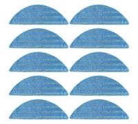 Superfine Fiber Mop Cloth Replacement Pads Compatible With M200/M201/M520M/M571/T700 Robot Vacuum, Machine Washable And Reusable, Strong Cleaning For Footprints, Juice And Oil Stains(10 PACK)