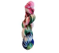 Superfine Hand Dyed Sock Wool Spring 75% Virgin Wool 25% Polyamide Australian New Wool 22 Microns 100 g Approx. 400 m