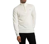 Superfine Lambswool Half Zip Knit Cream XL
