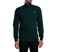 Gant Superfine Lambswool Half Zip Sweater Green M Men