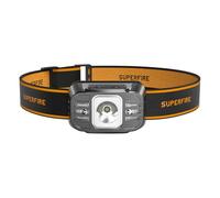 SuperFire Head Torch Rechargeable,LED Headlamp with Motion Sensor Waterproof Lightweight 2000mah 1000 Lumens HL75-S 7 Modes Red Light for Camping Running Cycling Dog Walking Fishing Hiking