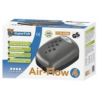 SuperFish Air Flow 4 Aquarium Pump Fish Tank Ultra Safe AirPump 600L/h