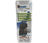 Superfish Aqua-Flow 100 Crystal Clear Filter Cartridges x 2 150g