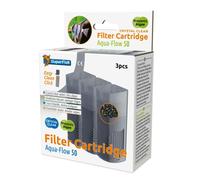 Superfish Aqua Flow 50 Crystal Clear Cartridge,Black