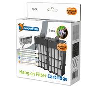 Superfish Hang On Filter Media Replacement Cartridge 2pcs Spare