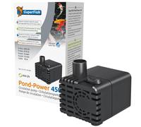 Superfish Pond-Power 450 Pump Compact Submersible Adjustable Circulation Eco-Friendly Water Ornament Filter Pump with Long Cable