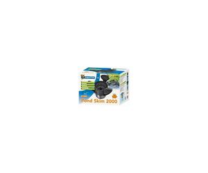 SuperFish Pond Skim 2000 Floating Skimmer - Keeps Surface Clean, 2,000 L/h, 25W, 10m Cable, 696050