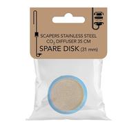 Superfish SF Scapers Professional Stainless Steel CO2 Diffuser for Aquascaping with Replaceable Diffuser for Aquarium 25-50cm (Disc for 35cm)