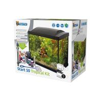 Superfish Start 50 Complete Tropical Aquarium Fish Tank Set 45L Black or White
