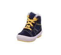 Superfit Baby Boy's Groovy Snow Boot, Blue Yellow 8000, 4 UK Child