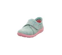 Superfit Baby Girls Happy Hausschuhe, HELLGRÜN/ROSA 7500