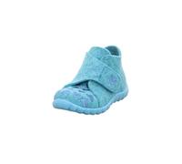 Superfit Baby Girls' Happy Wool Felt Slippers, Turquoise 8400, 19 EU