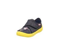 Superfit Boys Bill Hausschuhe, Blau/Gelb 8070