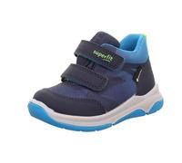 Superfit Boys Cooper Leicht gefütterte Gore-Tex Sneaker, Blau/HELLGRÜN 8000