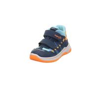 Superfit Boy's Cooper Leicht Gefütterte Sneaker, Blue Orange 8000, 8.5 UK Child