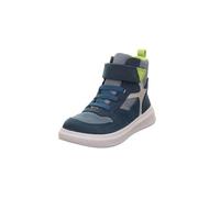 Superfit Boys Cosmo Leicht gefütterte Gore-Tex Sneaker, Blau/HELLGRÜN 8000