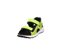 Superfit Boys Criss Cross Sandals, Light Green Black 7500, 12.5 UK Child