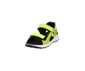 Superfit Boys Criss Cross Sandals, Light Green Black 7500, 12.5 UK Child