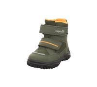 Superfit Boys HUSKY1 warm gefütterte Gore-Tex Stiefel, GRÜN/ORANGE 7000