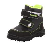 Superfit Boy's Husky1 Warm Gefütterte Snow Boot, Schwarz Gelb 0000, 6 UK
