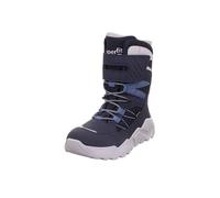 Superfit Boys' Rocket Warm Lined Gore-Tex Snow Boots, Blue light grey 8000, 3.5 UK