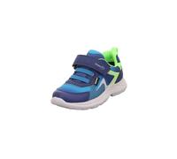 Superfit Boys' Rush Trainers, Blue Light Green 8000, 8.5 UK Child