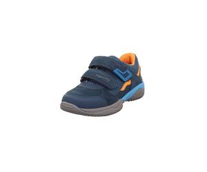 Superfit Boys Storm Sneaker, Blau/Orange 8010