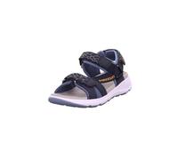 Superfit Criss Cross Sandal, Blue/Orange 8010, 8 UK
