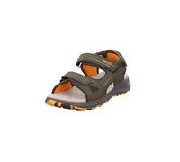 Superfit Criss Cross Sandal, Green Orange 7000, 9 UK